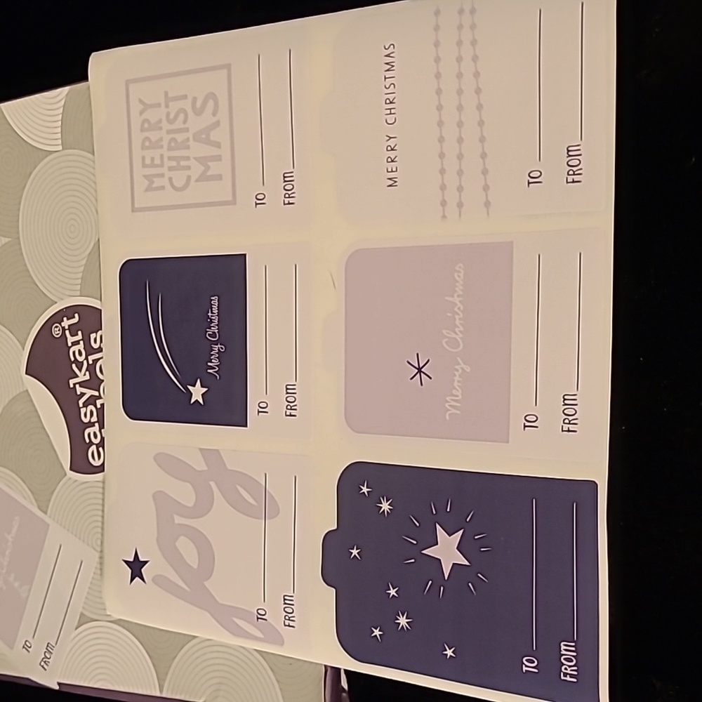 60 Lux Christmas Stickers with Gold Foiling, 1.8 X